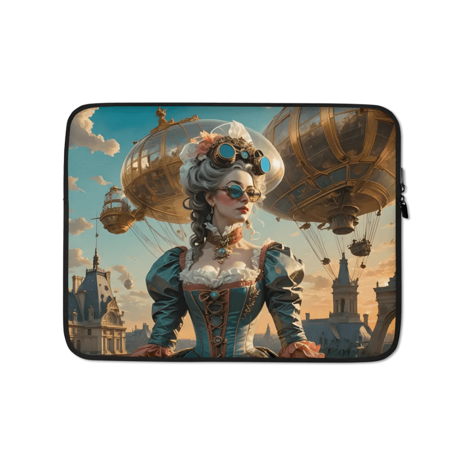 Rococo Reverie Louvre Laptop Sleeve product image (1)