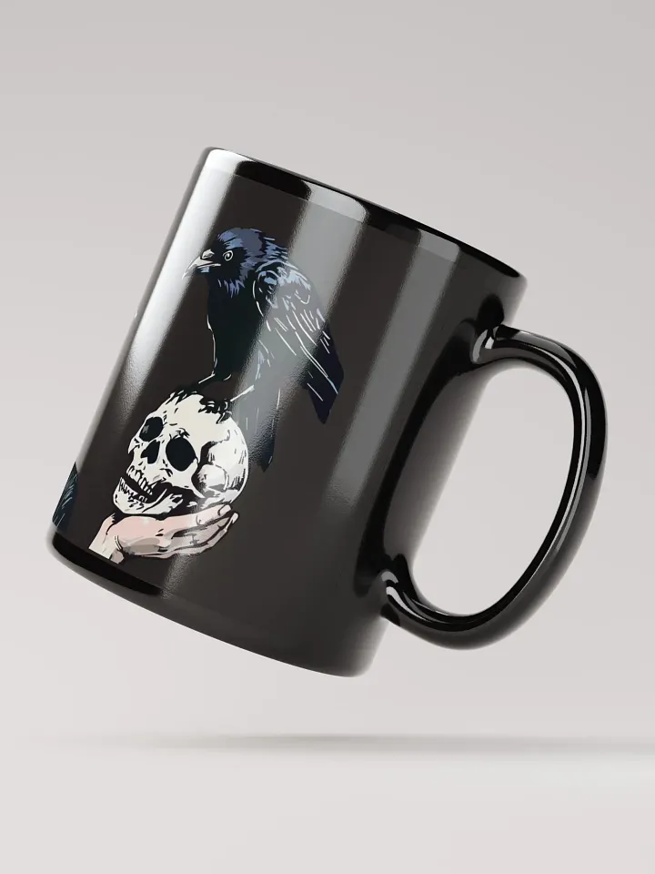 Raven's Raven Black Glossy Mug product image (4)