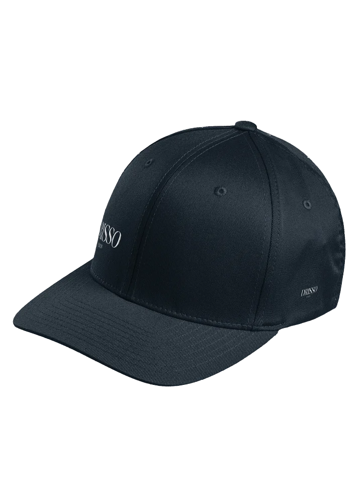 Drisso Paris™ Black Flexfit Structured Fitted Cap product image (2)