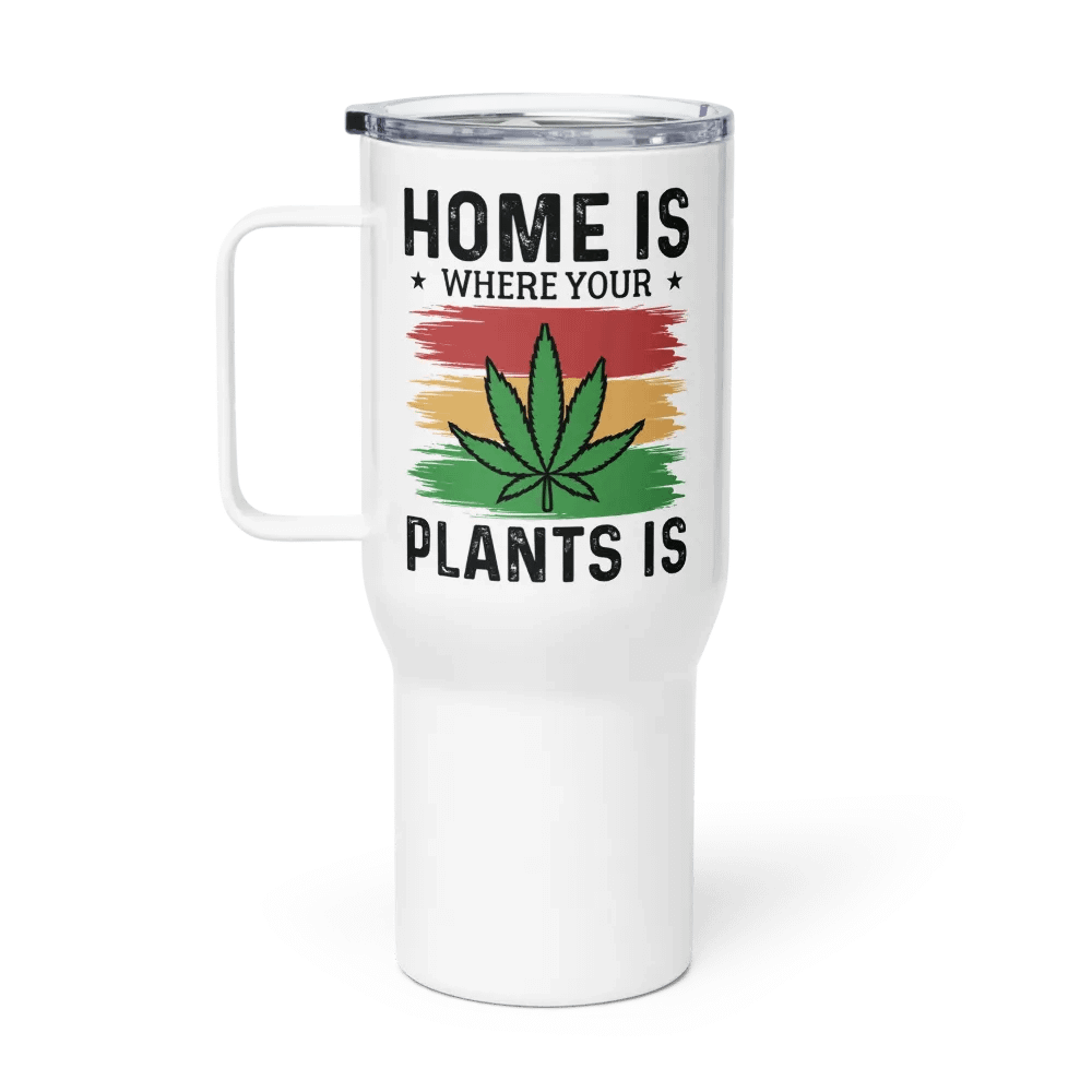 Home Is Where Your Plants Is - Travel Mug w/ Handle product image (1)
