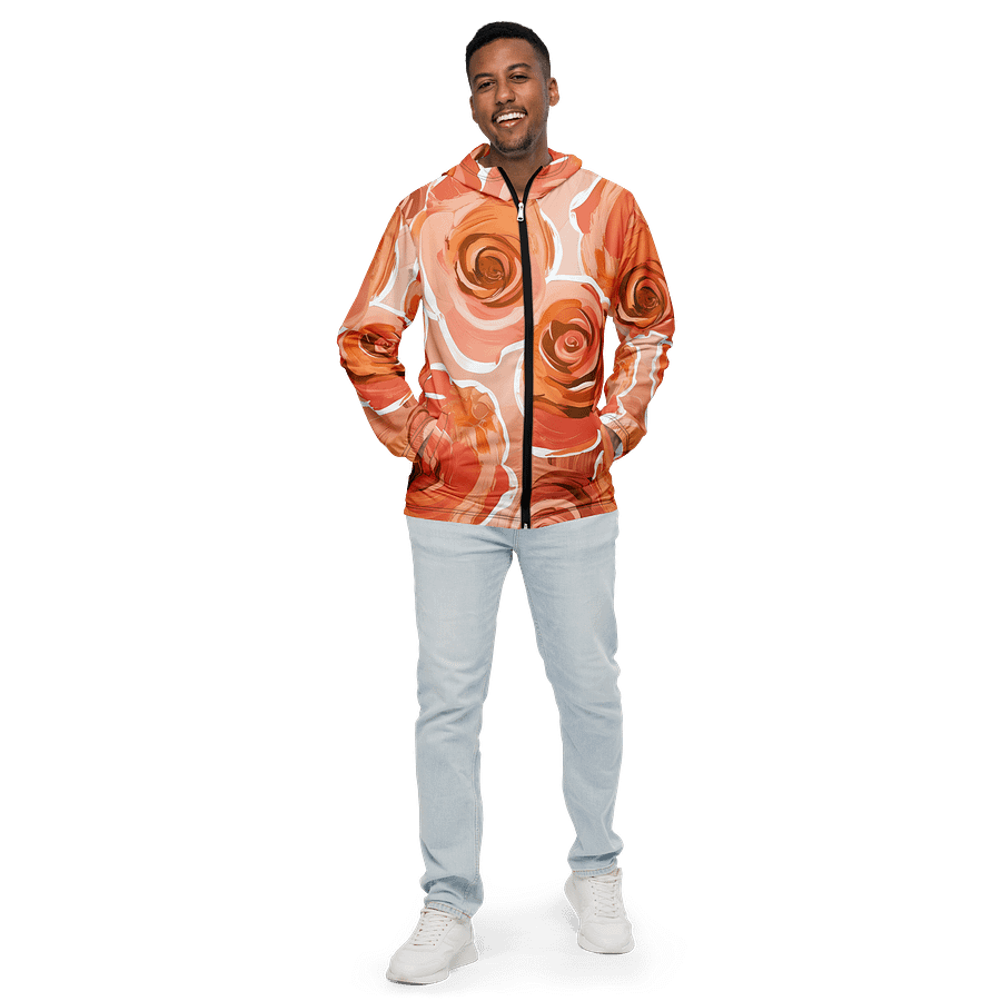 Swirling Rose All-Over Print Windbreaker product image (1)