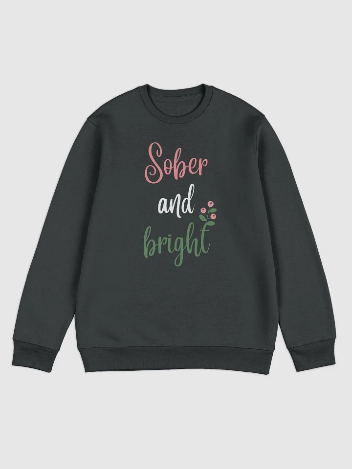 Sober & Bright - Sobriety Christmas Sweater product image (1)