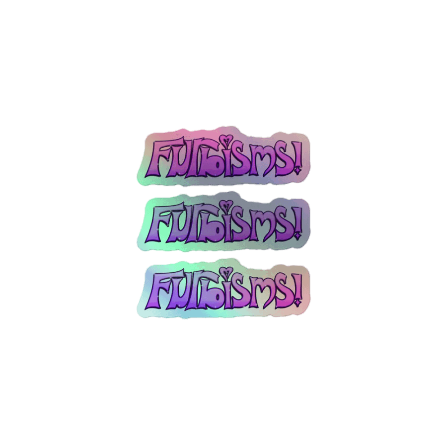 Holographic Logo Sticker (3) product image (1)