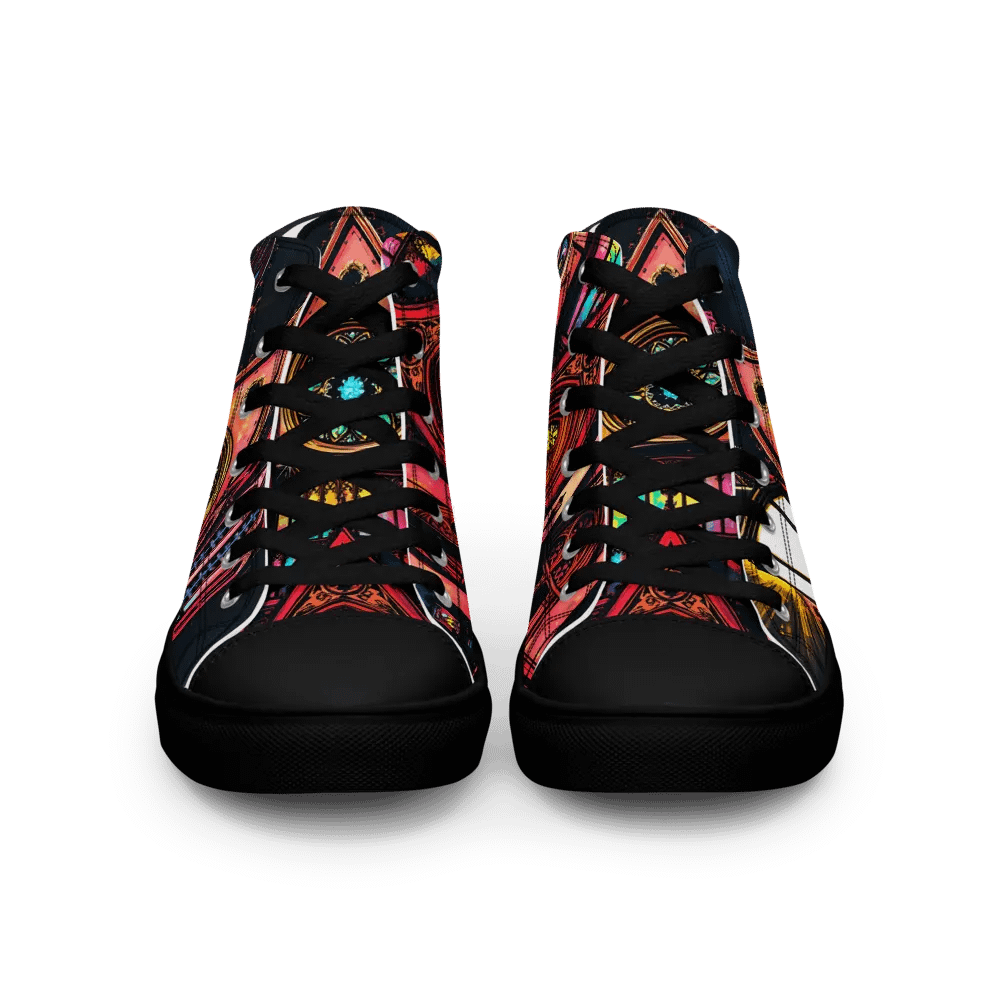 Gothic Cathedral Illumination Women's High Top Shoes product image (3)