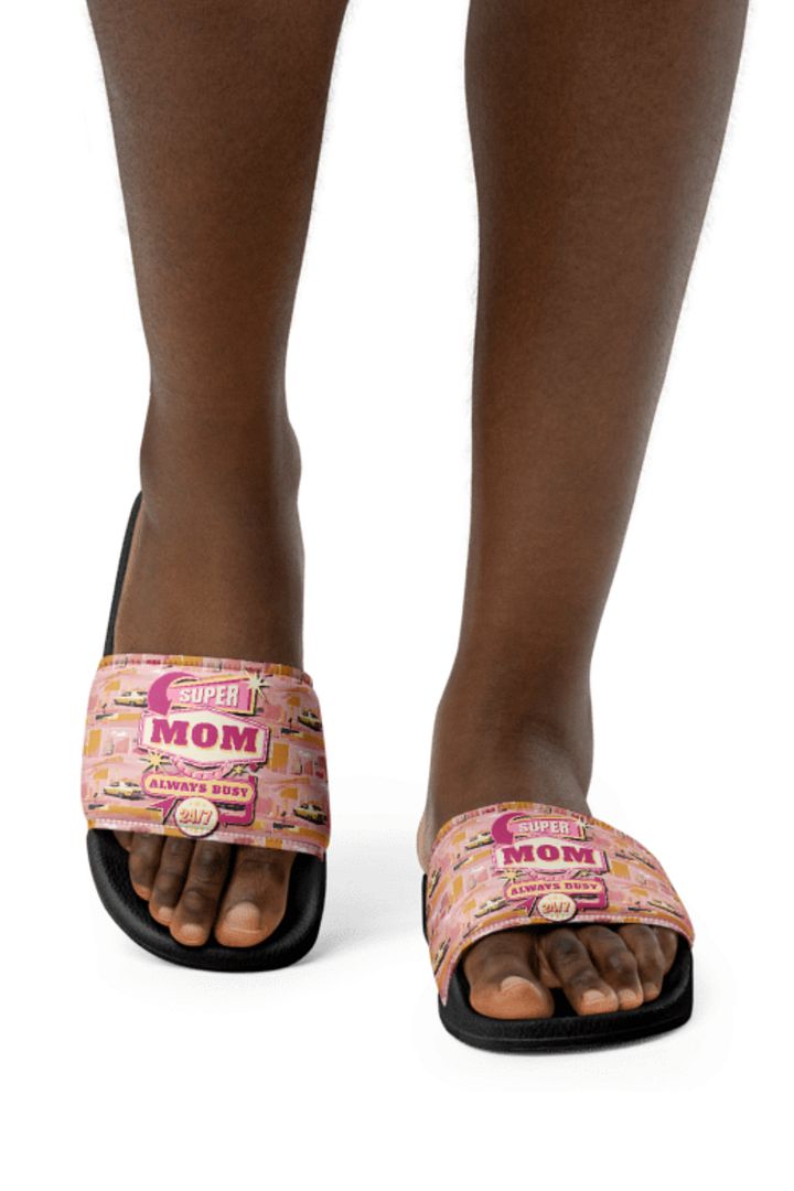 Super Mom All Over Print Slip on Slides product image (2)