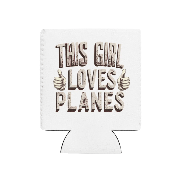 Vintage Plane Lover Can Cooler product image (1)