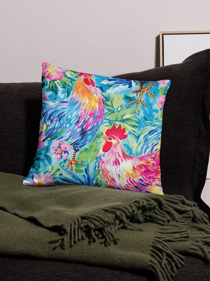 Floral Chicken Pillow - Duo Design product image (1)