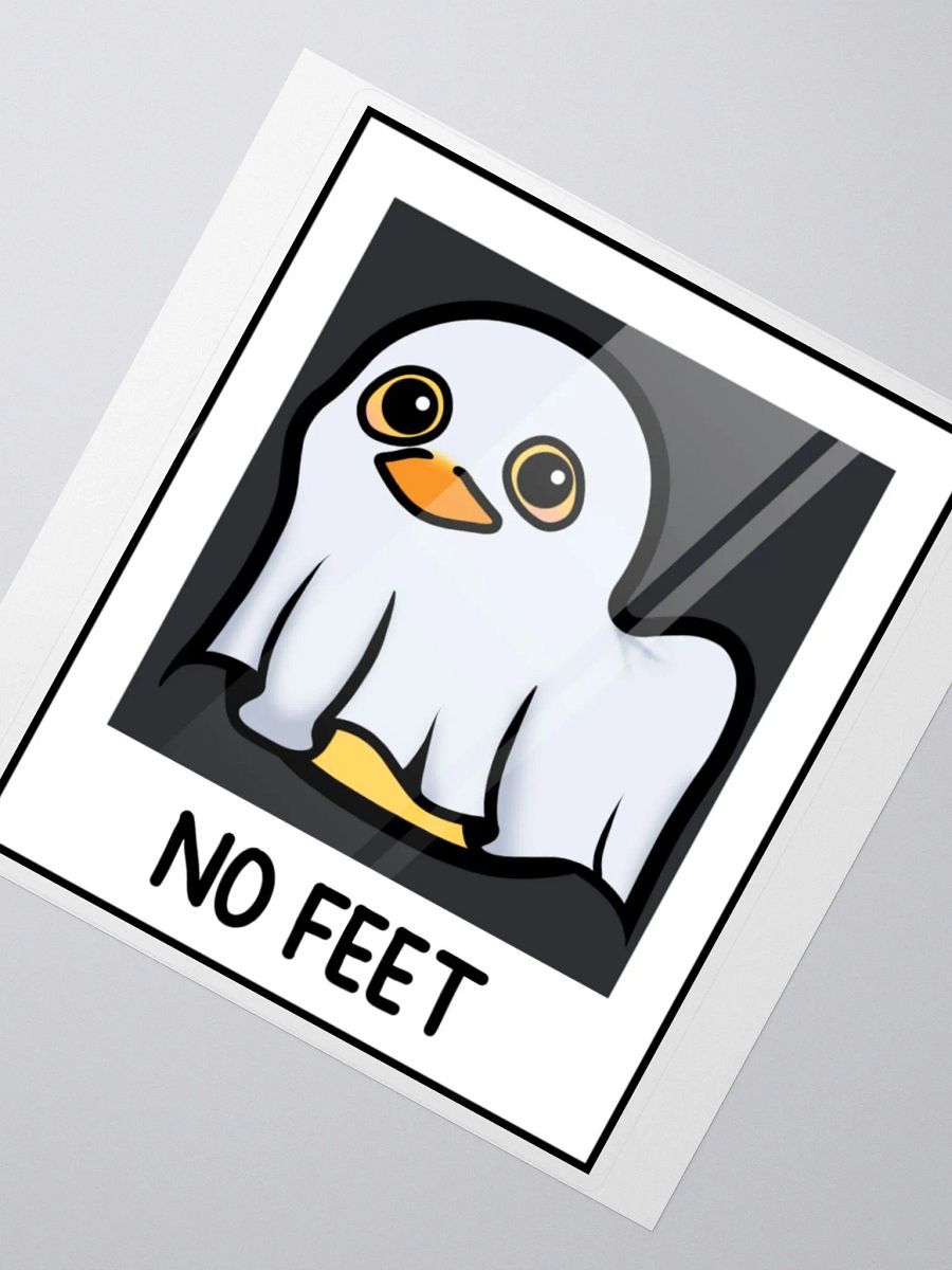 [Beetlejuice] No Feet Polaroid Ghost Duck Sticker product image (2)