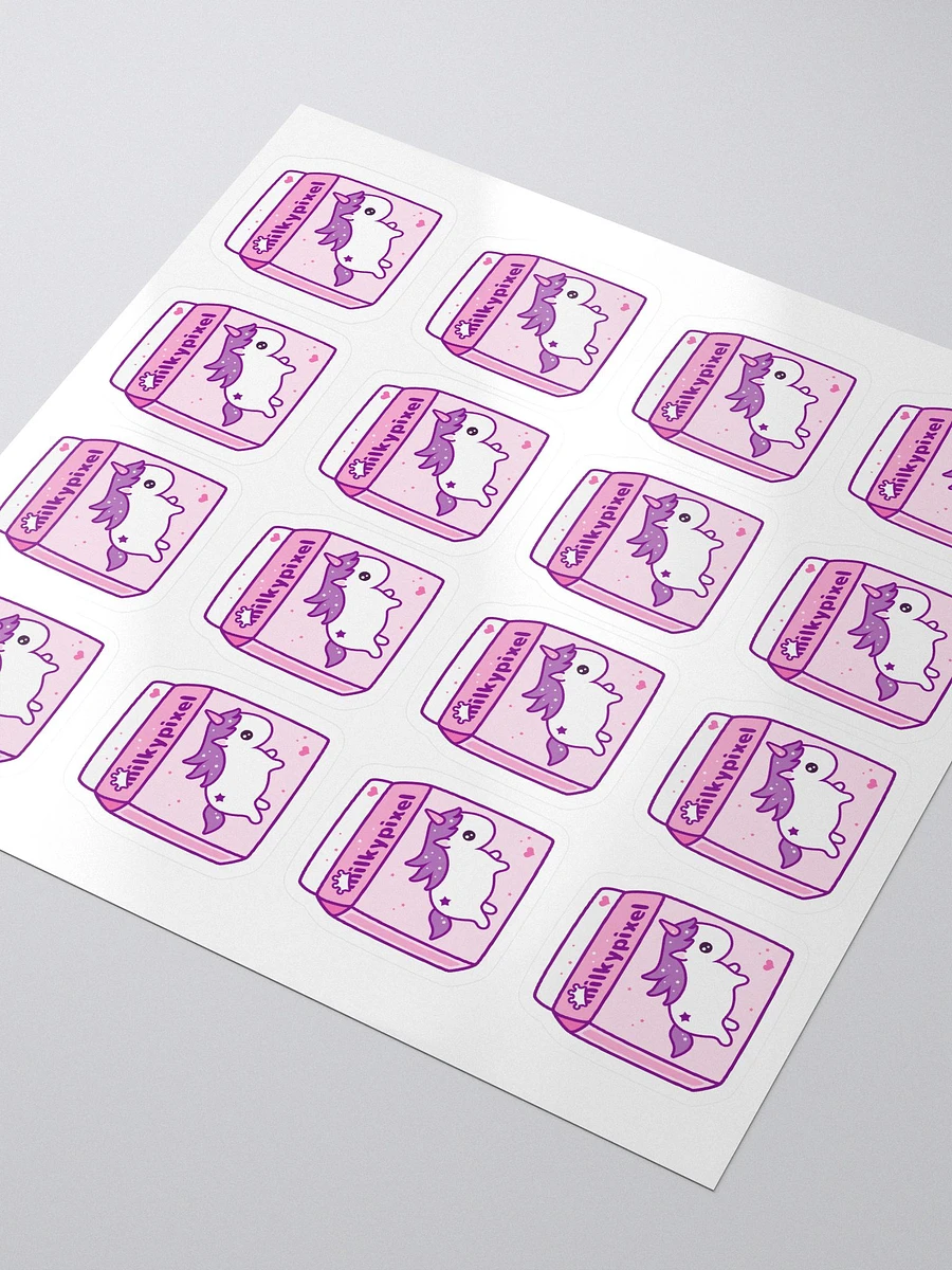Milky Pixel Logo Stickers product image (3)