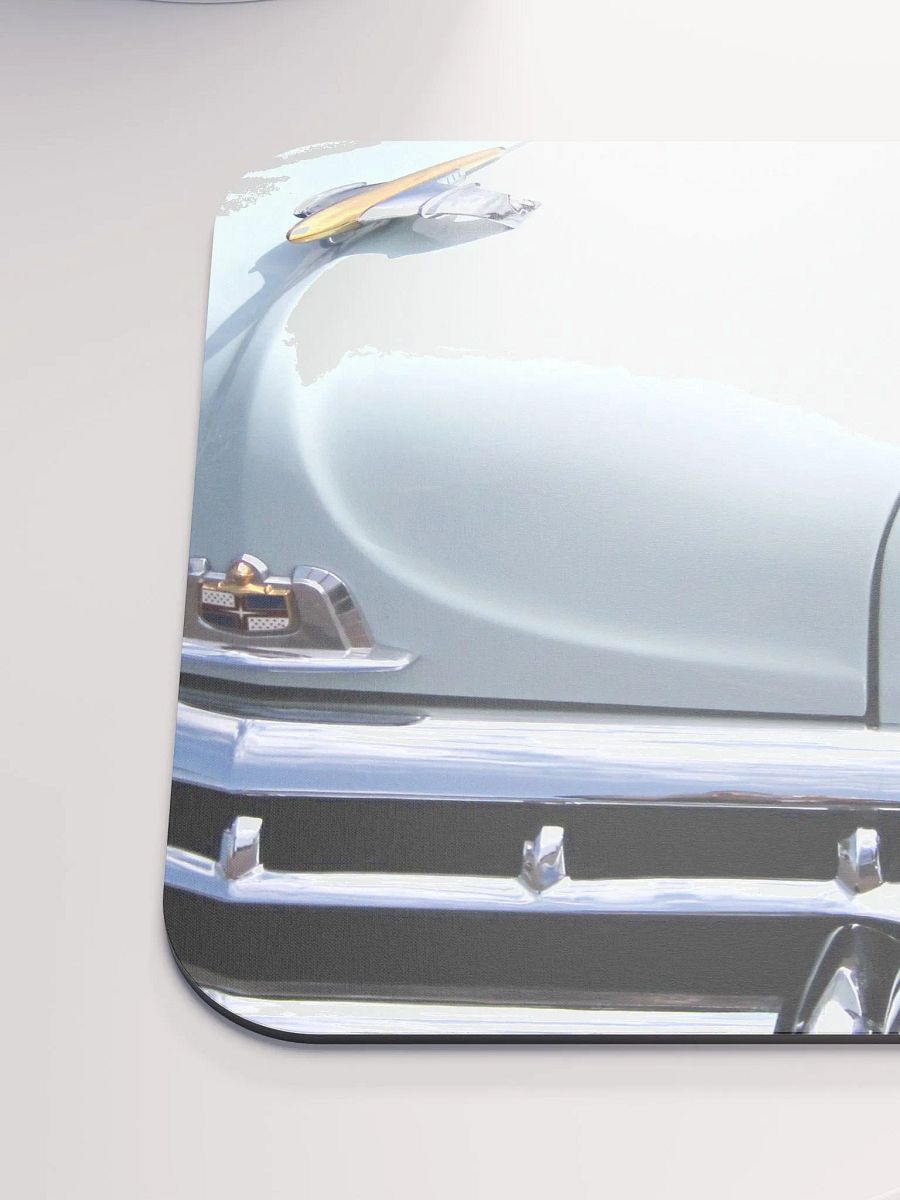 White Hot Vintage Car Mouse Pad product image (6)