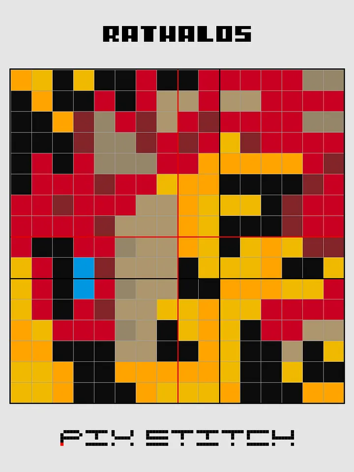 Rathalos Pixel Art product image (2)