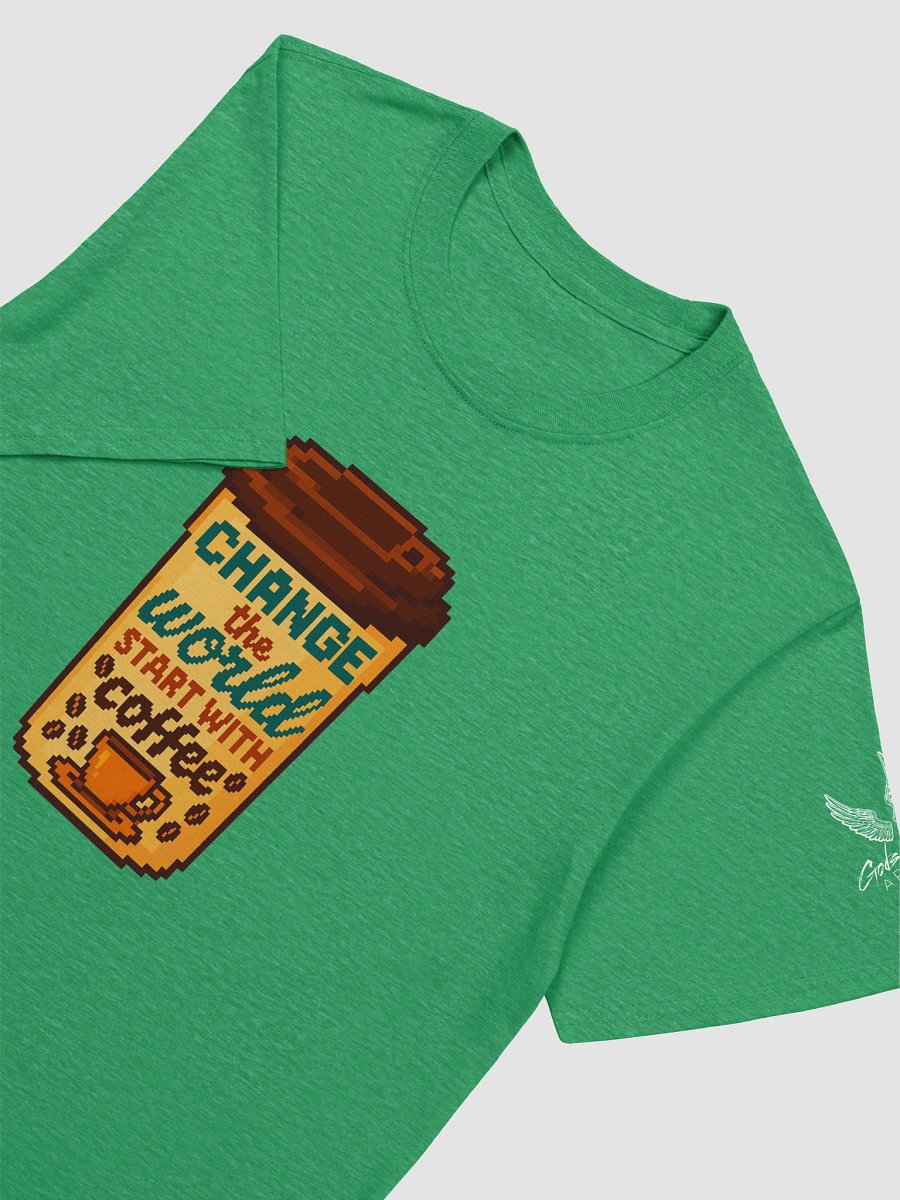Pixel: Coffee Key Chain T's " Change The World 2 " product image (3)
