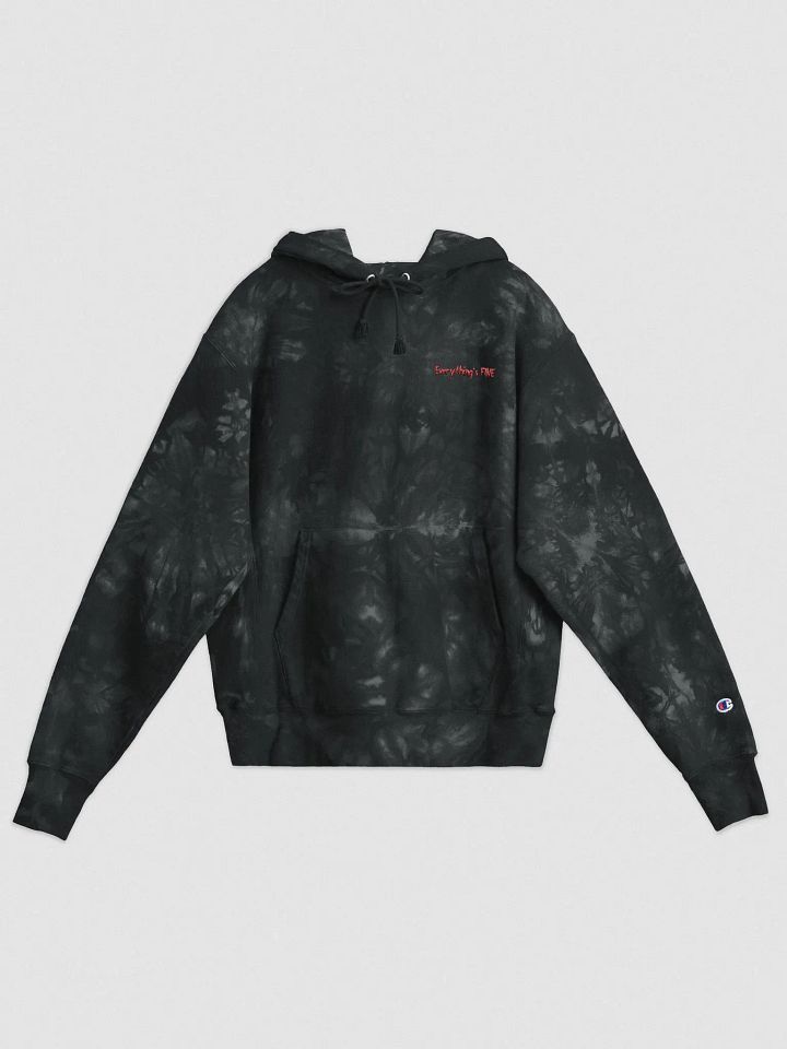Everything's FINE Champion Tie-Dye Hoodie product image (1)