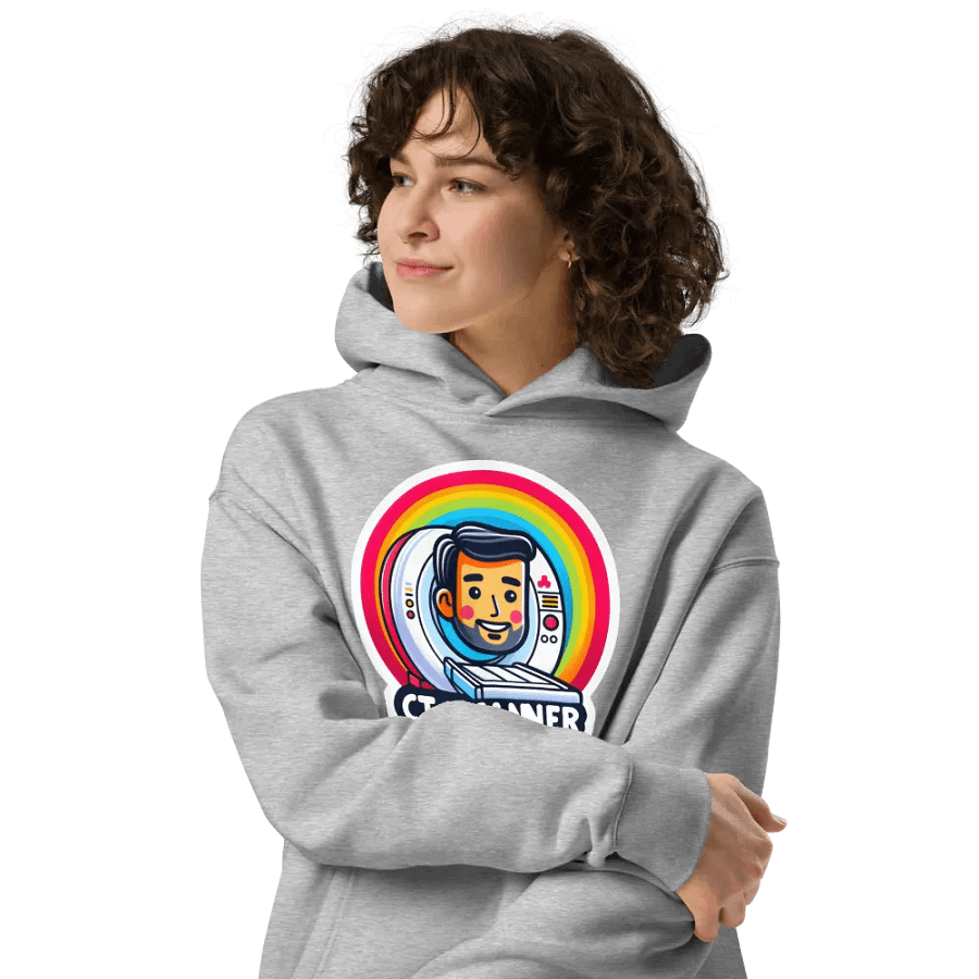 Rainbow CT Xcanner Unisex Oversized Hoodie product image (34)