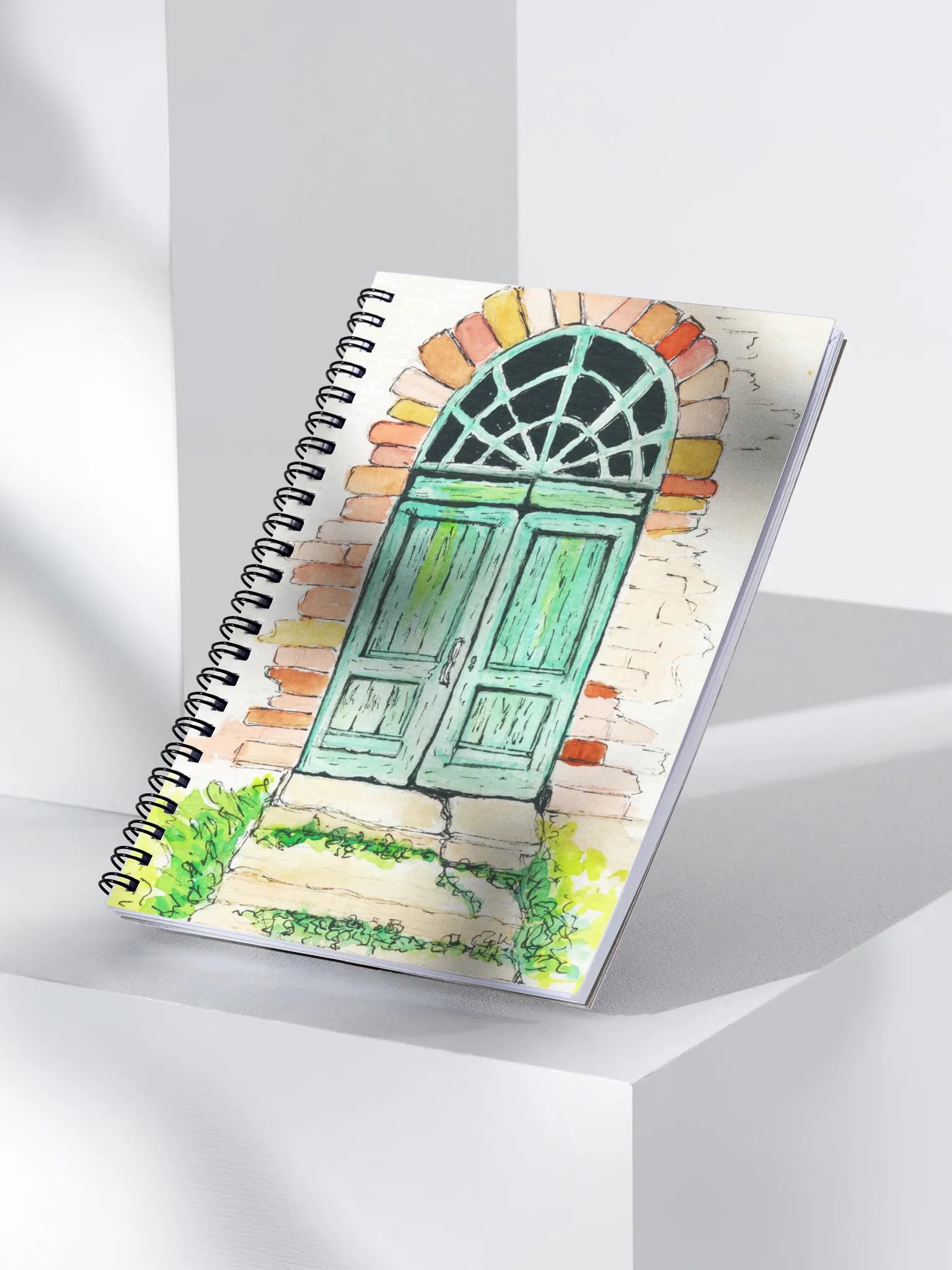 Double Door Arch Blank Journal product image (3)