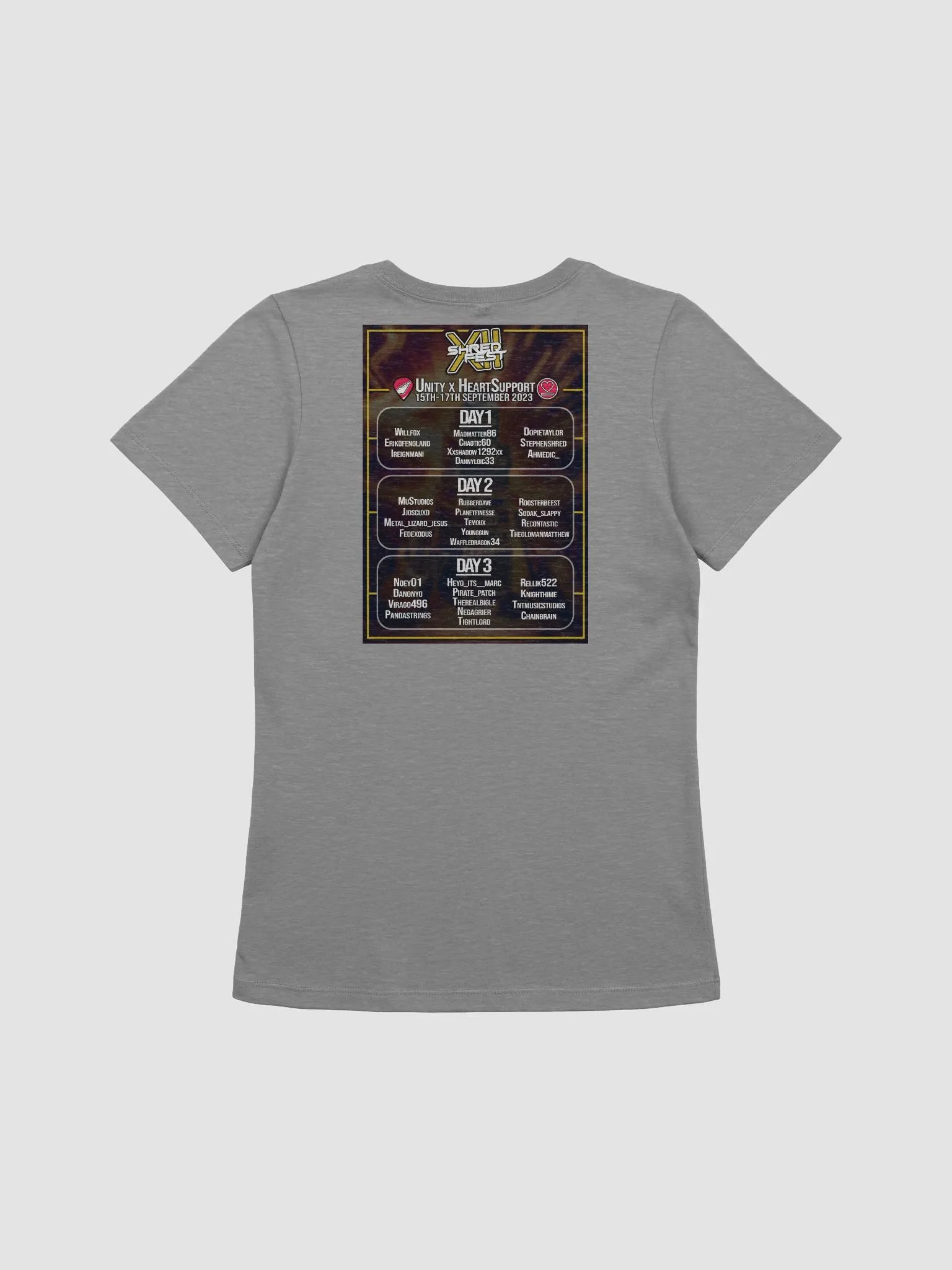 Shredfest 12 Girly Fit Lineup product image (30)