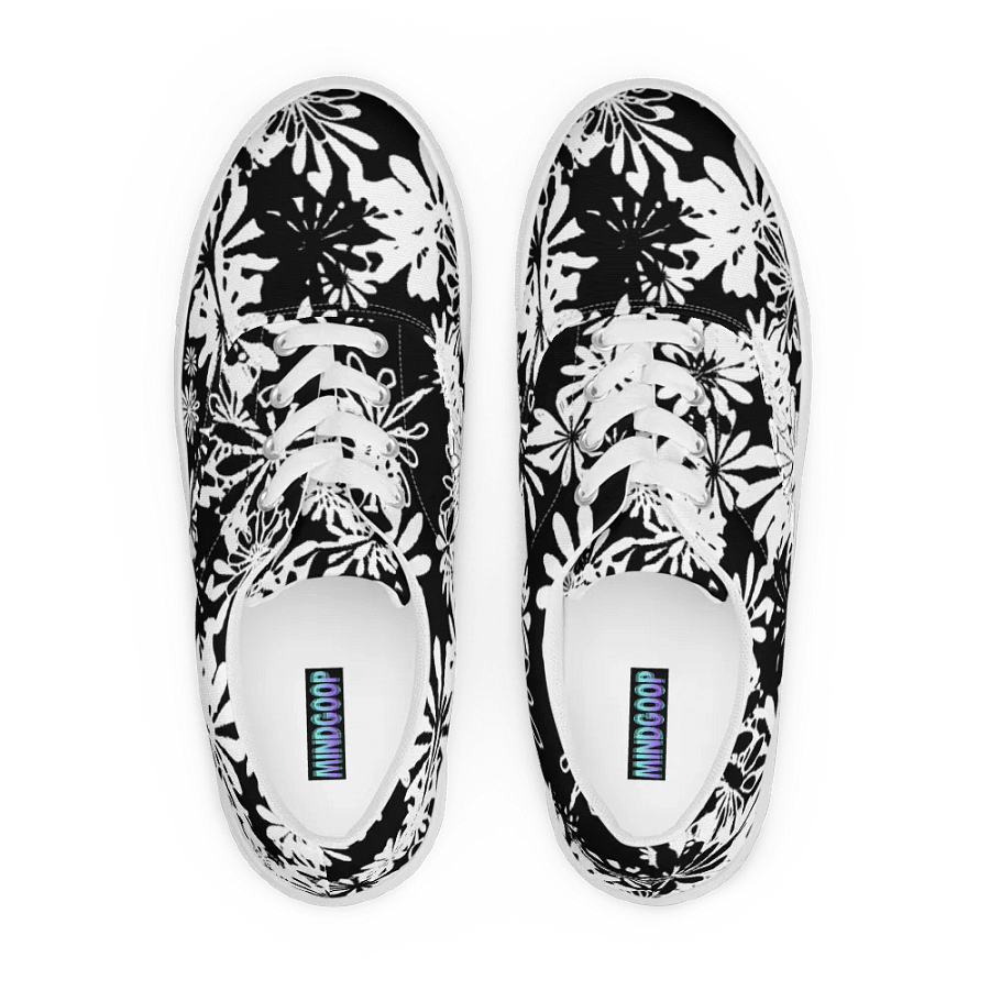 Barely Azaleas, canvas lace up shoes product image (3)