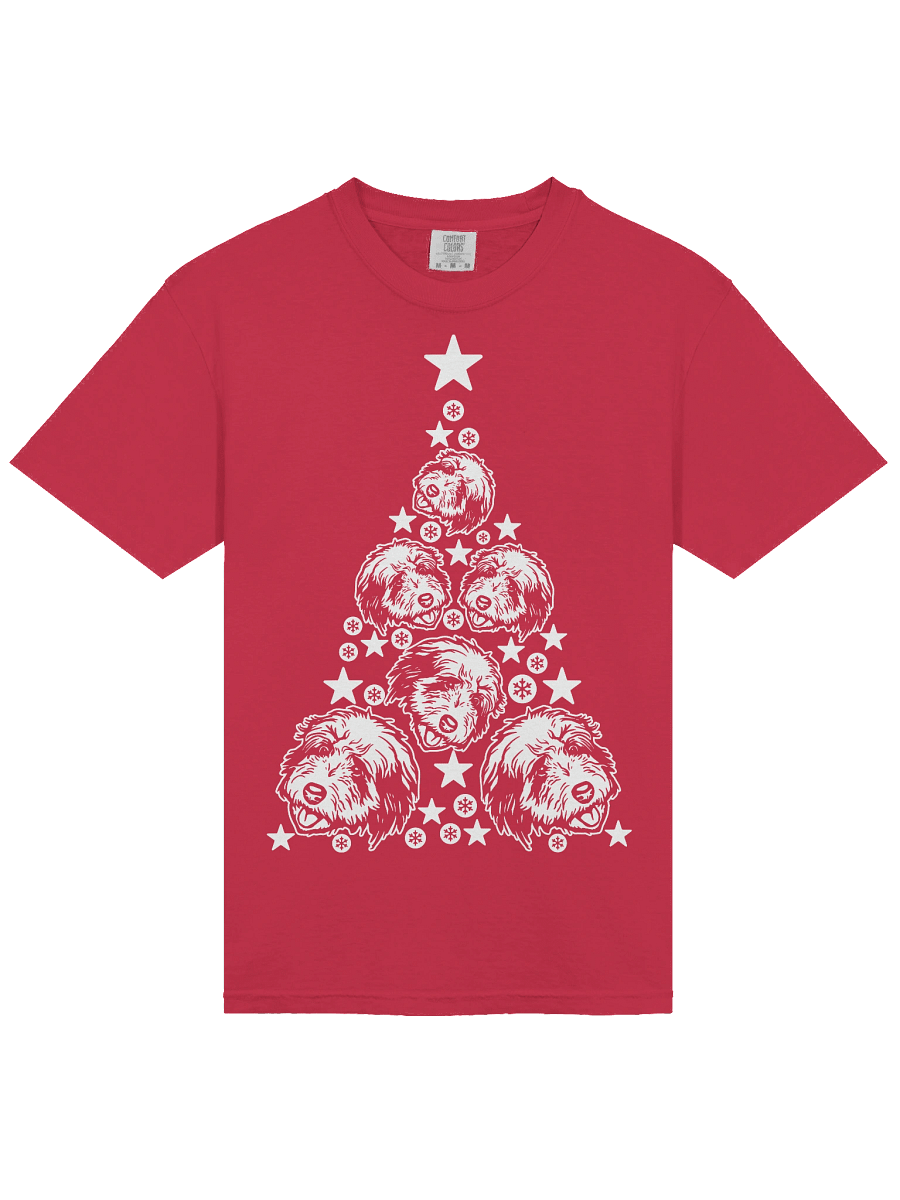 Old English Sheepdog Christmas Tree T-Shirt product image (33)