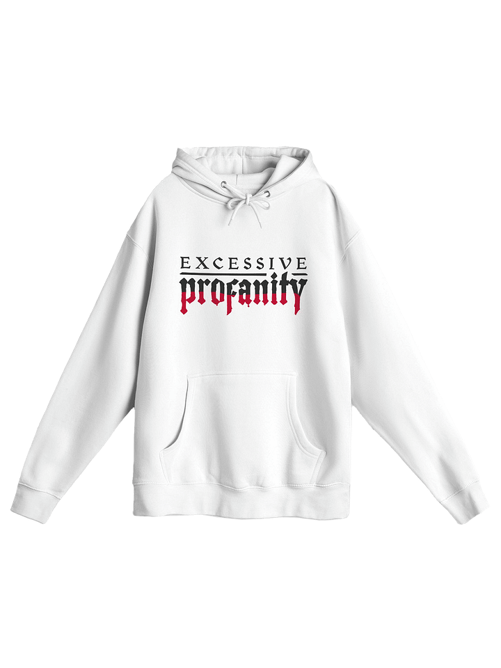 Executioner Budget Hoodie: Blood-Dipped (White) product image (1)