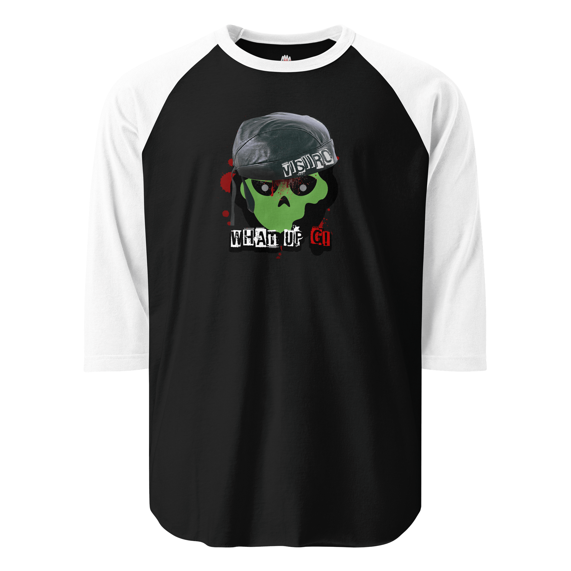 Vis What Up G! Zombie Jersey Raglan Tee product image (1)