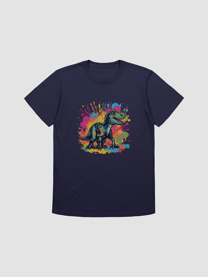 Roaring Dinosaur Splash Unisex T-Shirt product image (10)