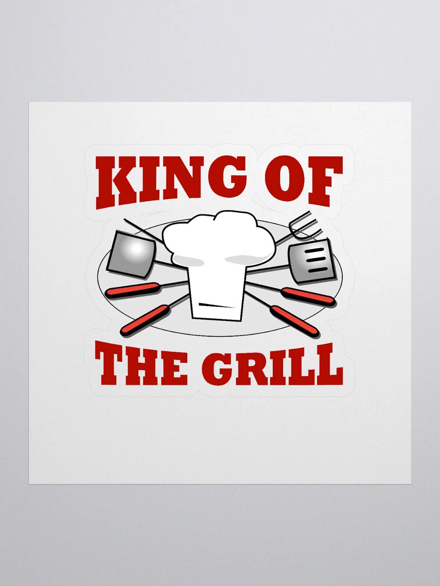 Grill Master Kiss Cut Stickers product image (1)