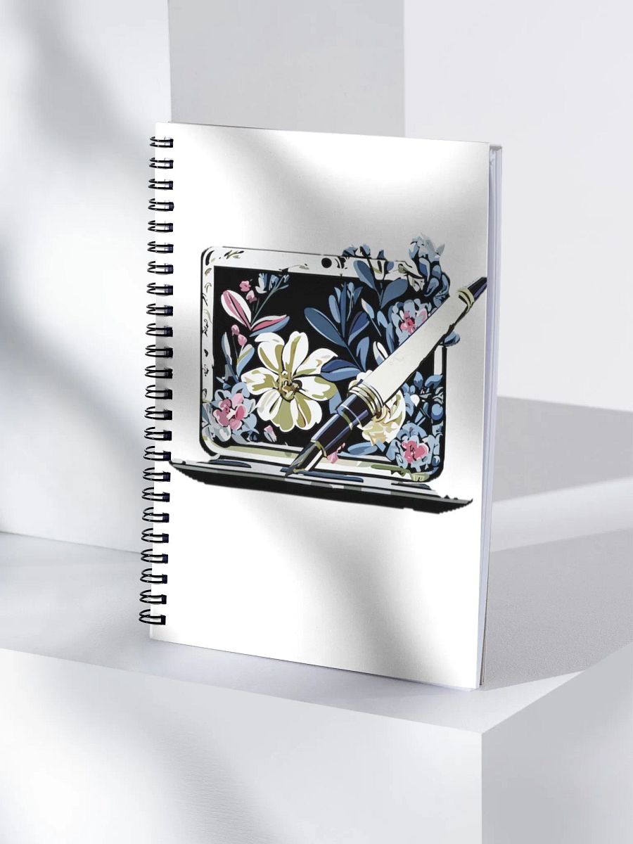 Spiral Notebook - Hand drawn computer imagery product image (4)