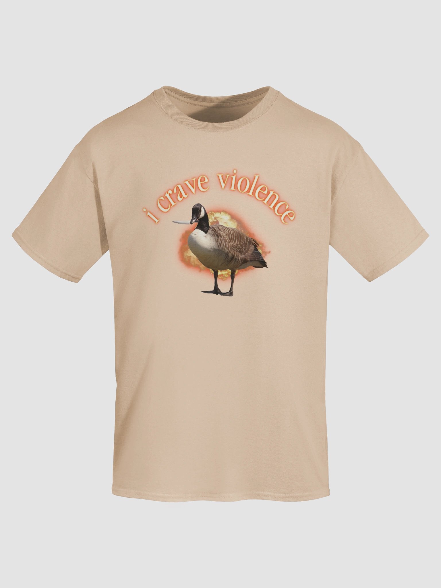 I Crave Violence Goose T-shirt product image (68)