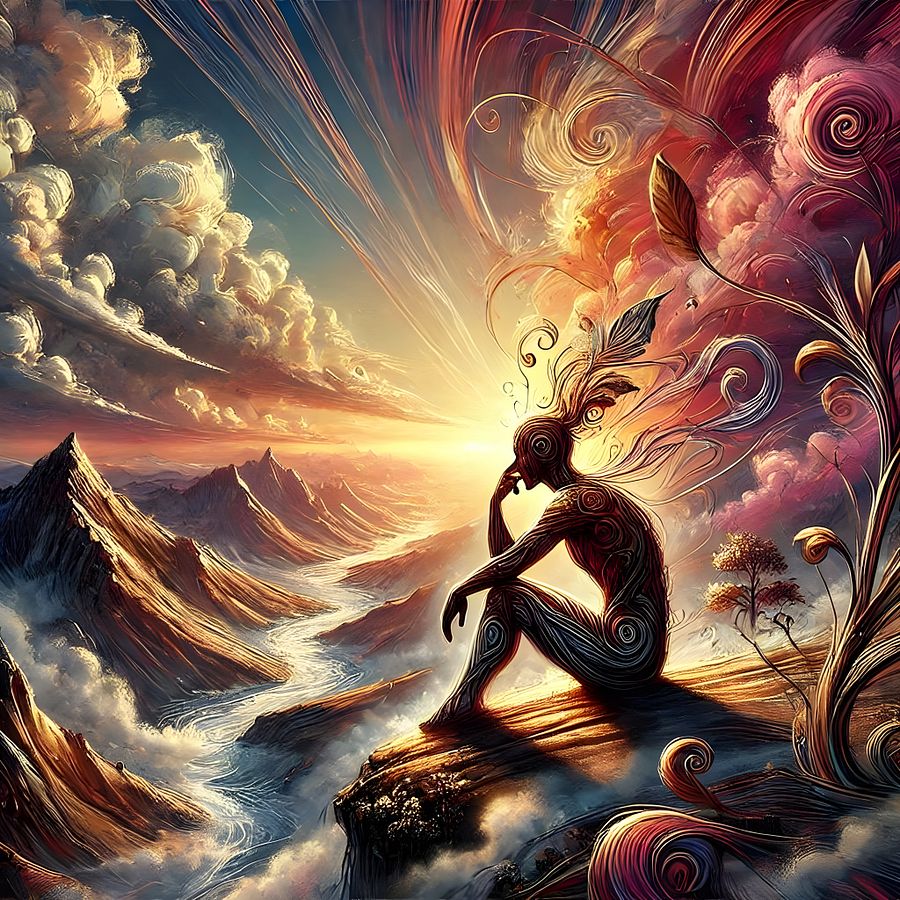 Thoughts from the Edge: An Abstract Journey. product image (1)