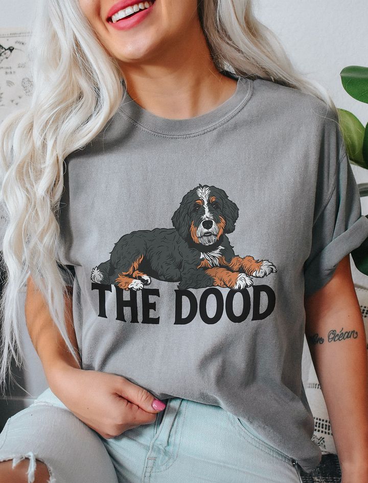 The Dood T-Shirt of a Bernedoodle | Funny T-Shirt for Bernese Mountain Dog and Poodle Paw-rents product image (20)