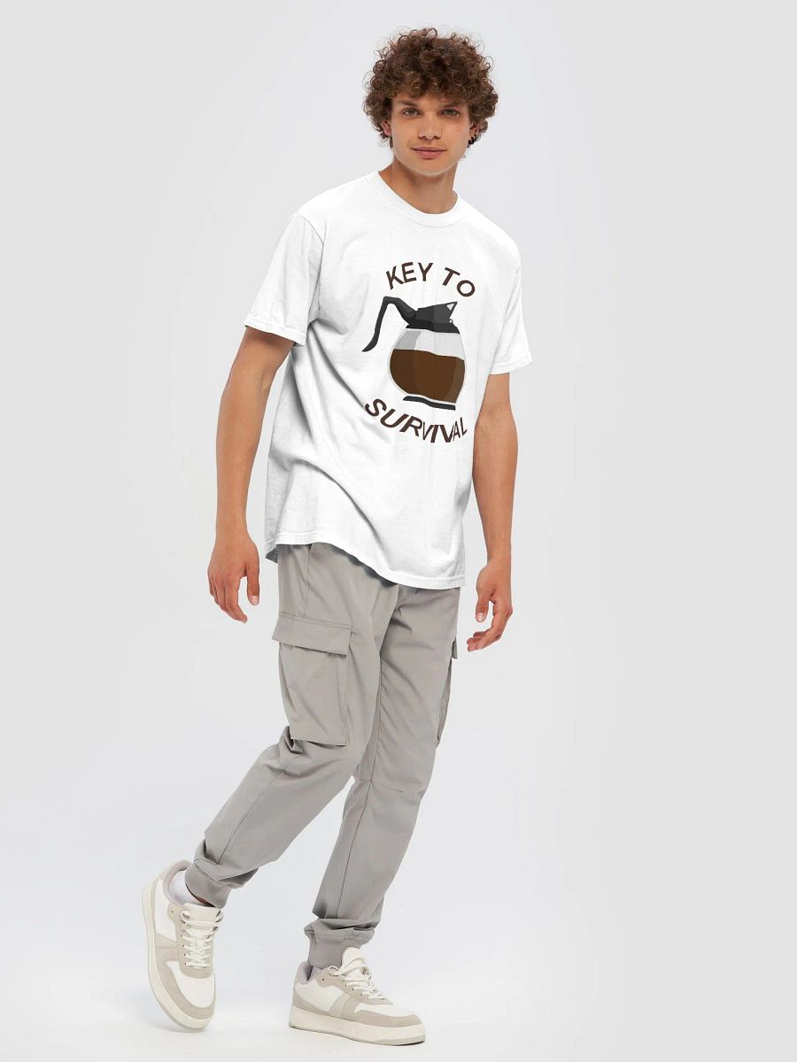 KEY TO SURVIVAL T-SHIRT (BROWN) product image (95)