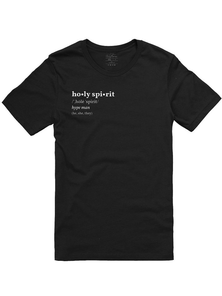 Holy Spirit (he,she,they) Black T-Shirt product image (1)