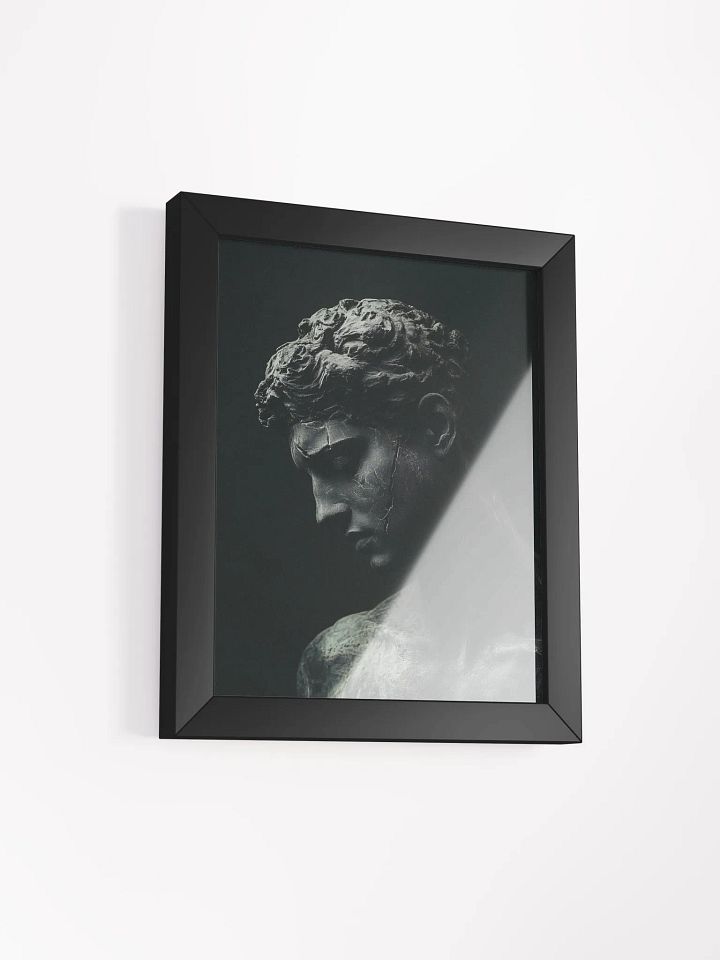 Echo of Silence Wood Framed Matte Poster product image (22)