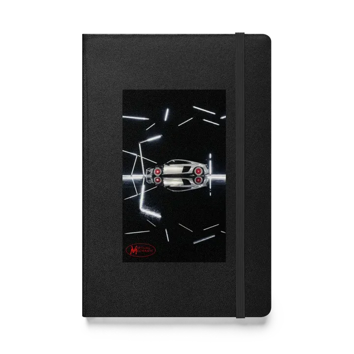 Virtual Mechanic's Reflected Speed vertical Art Hardcover Notebook product image (1)