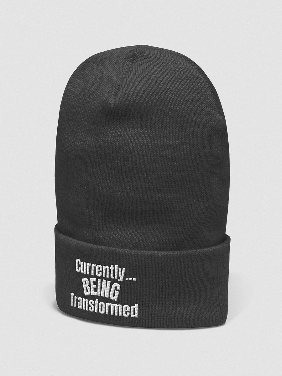 Currently....Being Transformed Beanie (White Thread) product image (27)