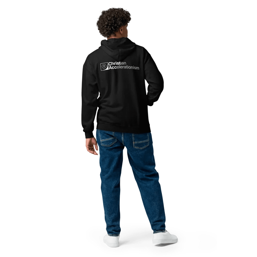 Christian Accelerationism Full-Zip Hoodie (Dark) product image (8)