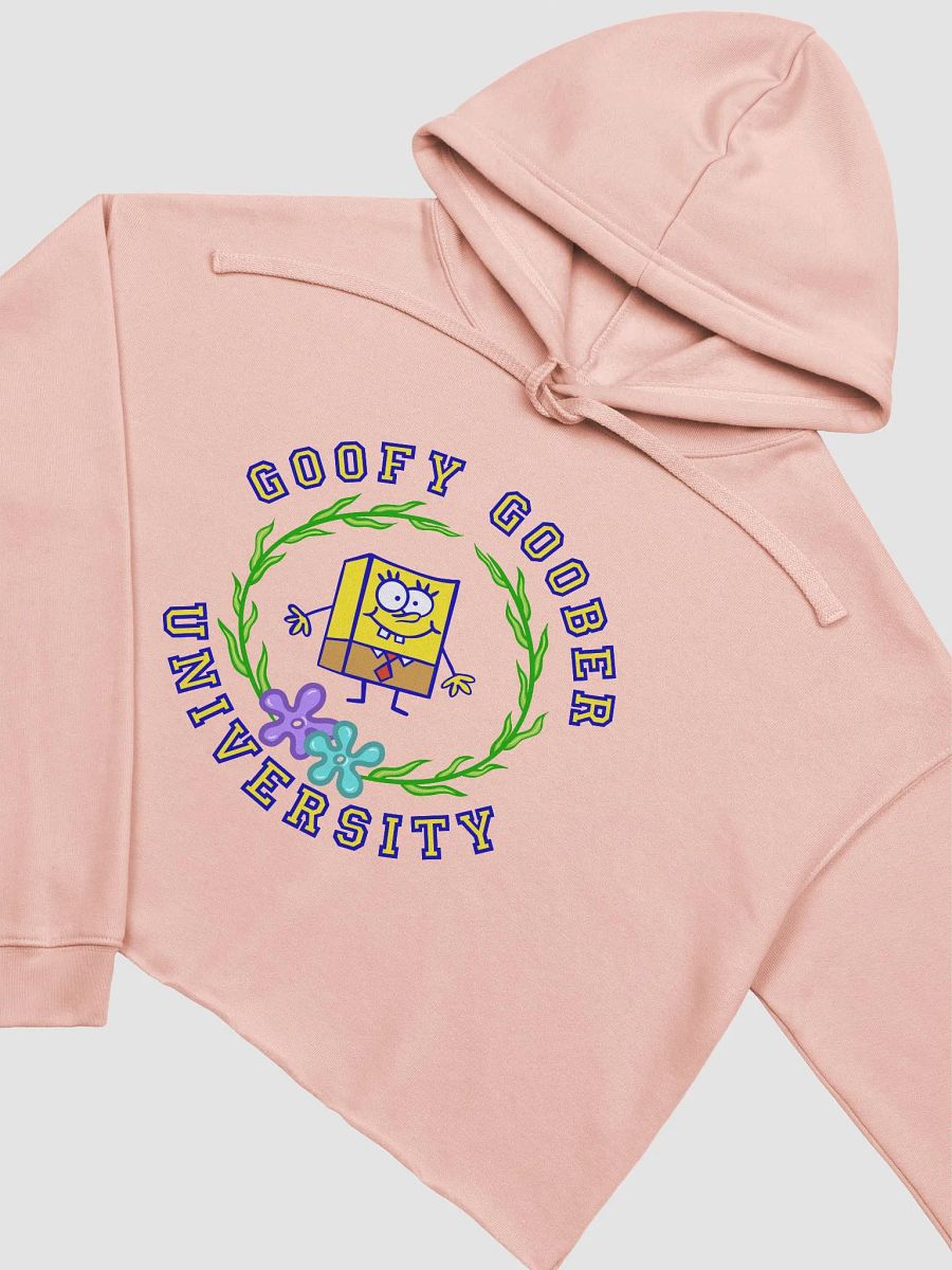 Goofy Goober University Cropped Hoodie product image (3)