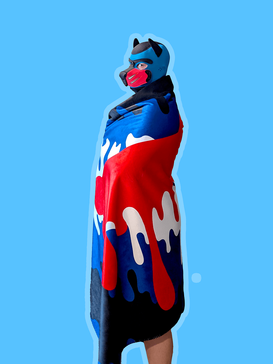 Pup Pride Drip - Sherpa Blanket product image (5)