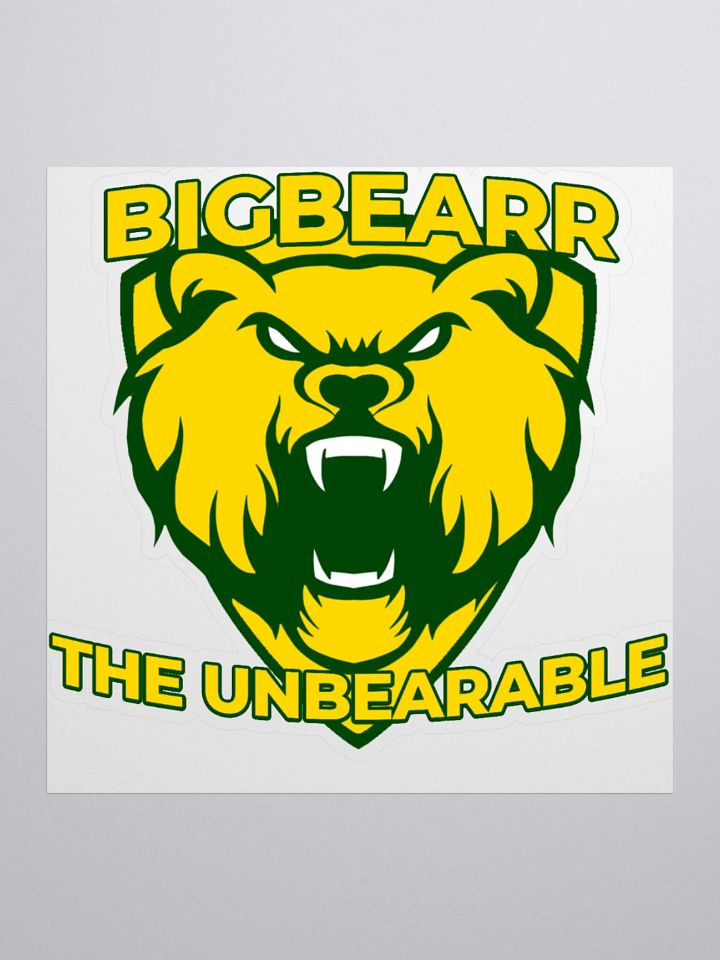 The Unbearable Sticker product image (1)