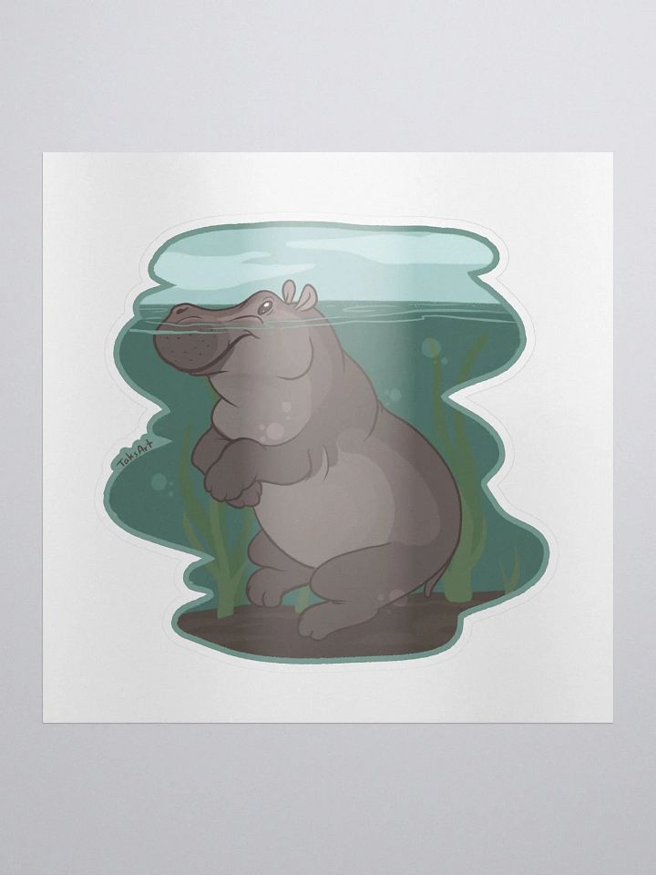 Hippo Float - Sticker product image (2)