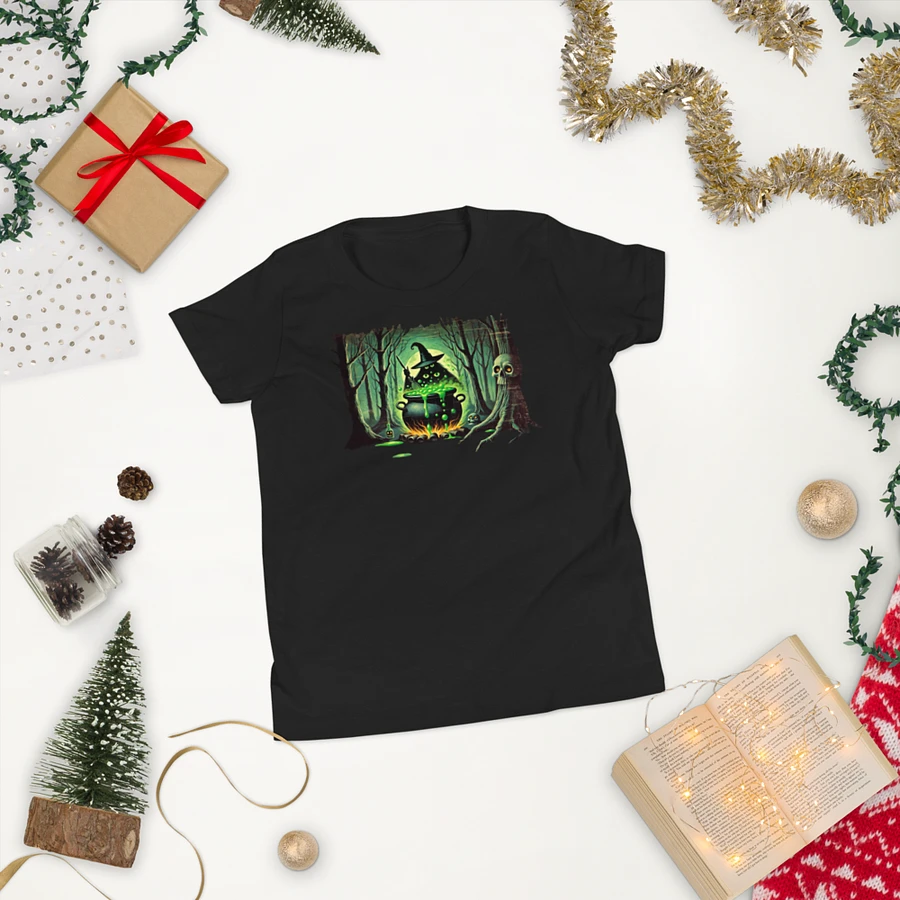 Cauldron Monster Stirring Witch's Brew Youth T-Shirt product image (7)