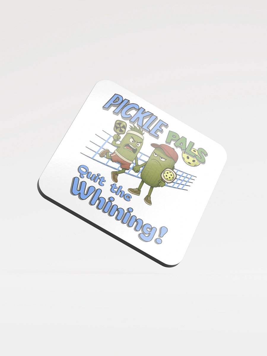 Pickle Pals Guys Quit The Whining Pickleball Cork Coaster Set product image (2)