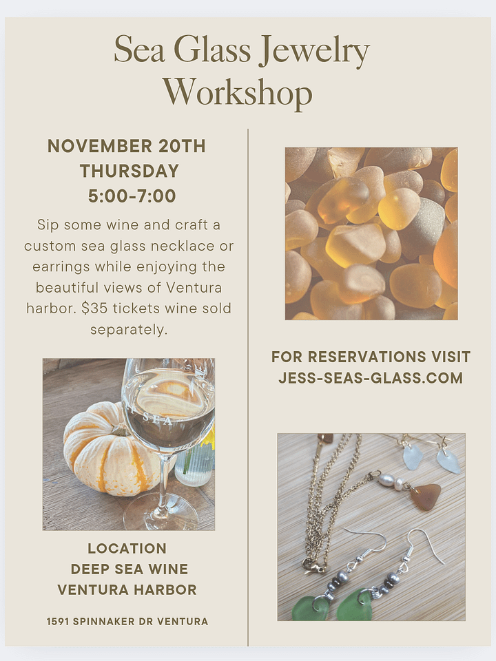 Sea Glass Jewelry Workshop product image (1)