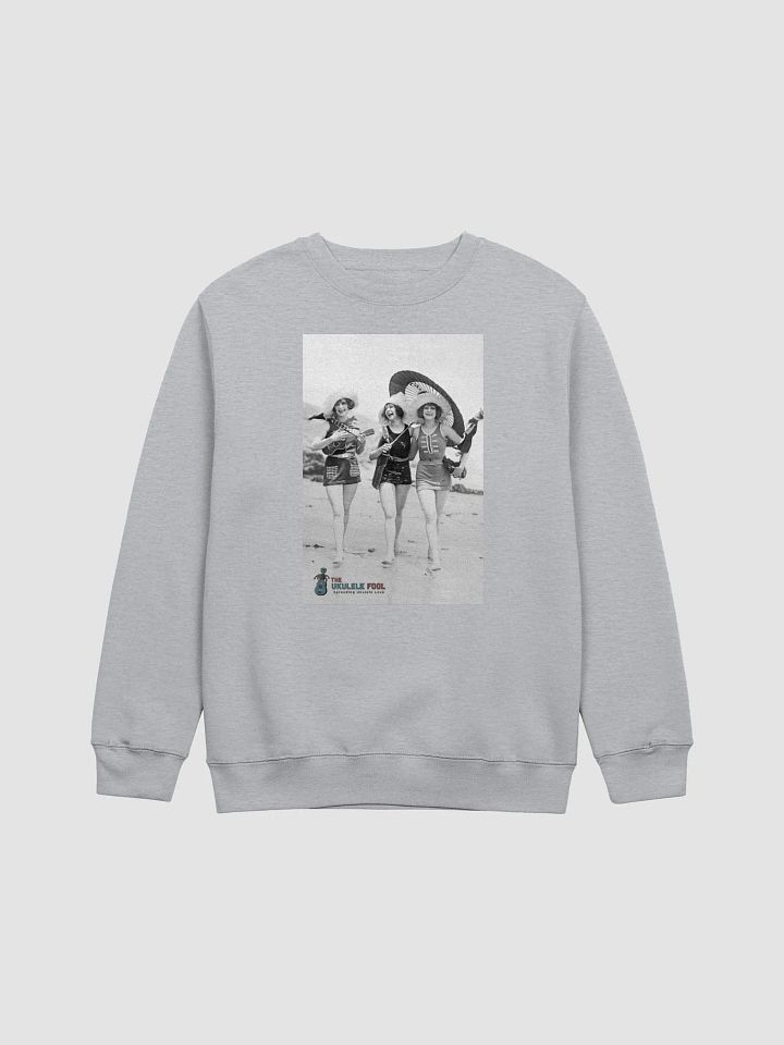 Vintage ukulele print sweatshirt product image (1)