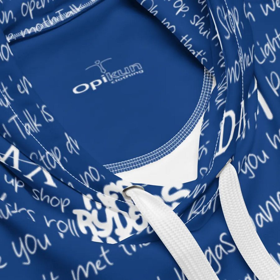 Ruff Ryders' Anthem - DMX - BLUE - Unisex Hoodie product image (5)
