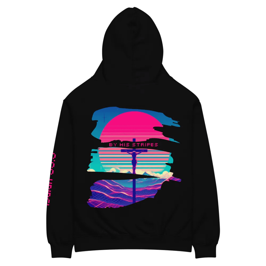 By His Stripes Hoodie product image (4)