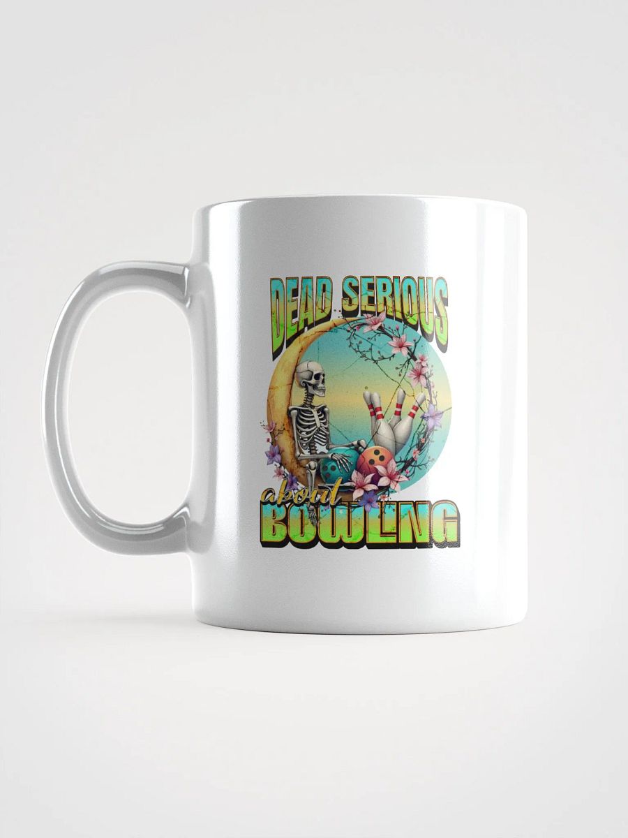 Dead Serious About Bowling Skeleton Mug product image (1)