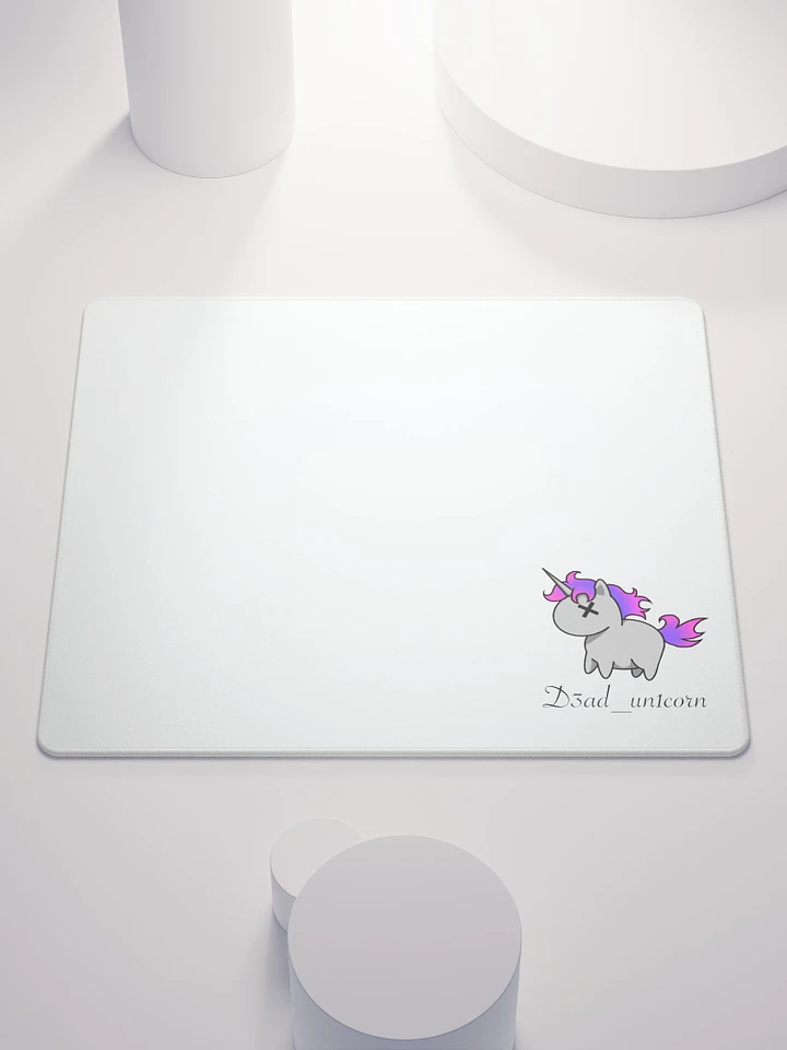 Unicorn logo Gaming Mouse Pad product image (1)