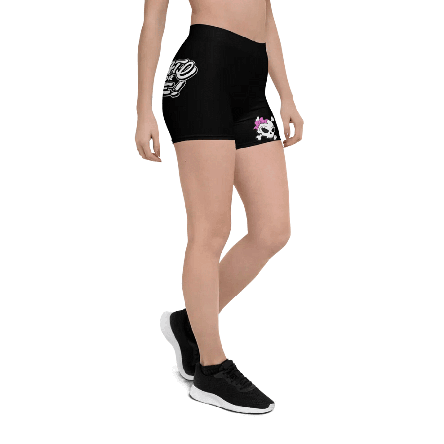 Skate Or Die! Bike Shorts (Black) product image (7)