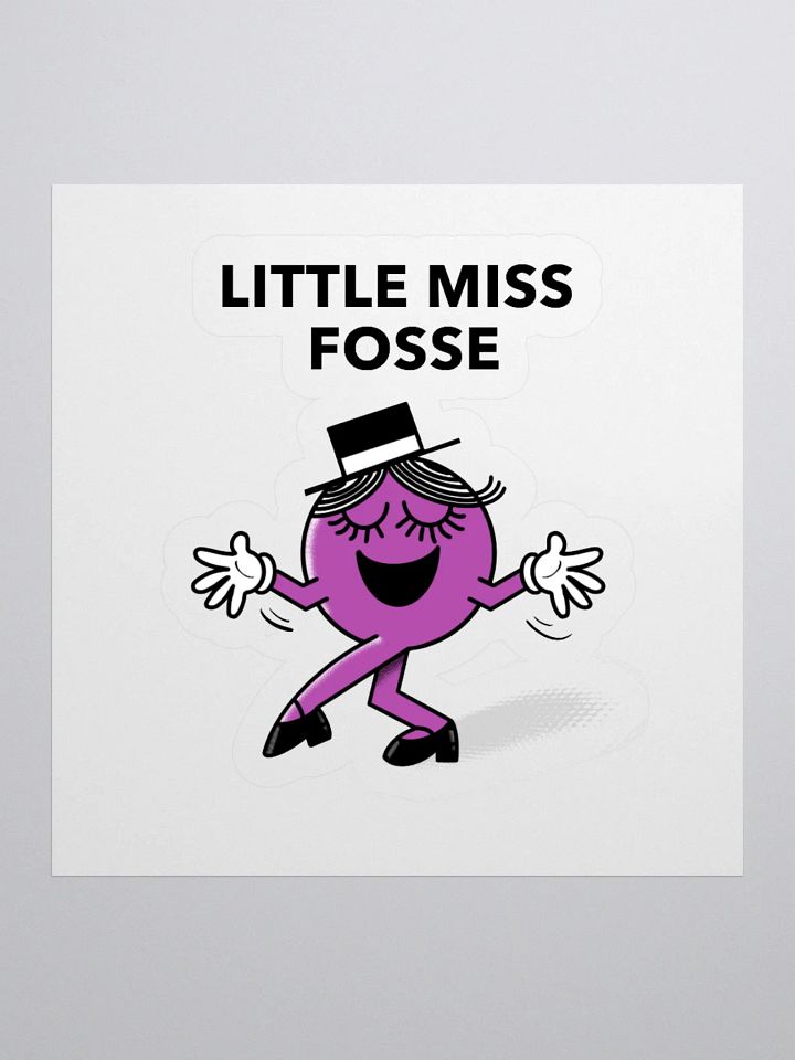 Little Miss Fosse Stickers – Kiss-Cut Musical Theatre Meme Vinyl Decals product image (1)